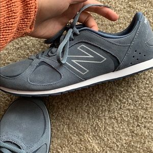 NIB New Balance Grey Blue Flip Duo Sz 8.5 Sneaker